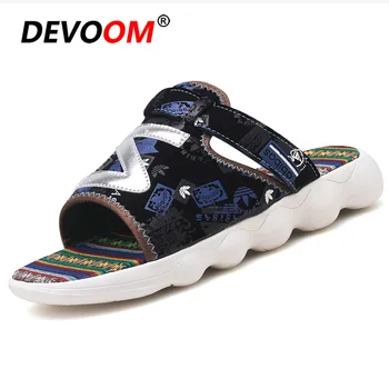 

Summer Beach Massage Slipper Tong Homme Plage Fashion Sandals Men Hot Sale Mesh Man Slippers Lightweight Slides Men Native Shoes
