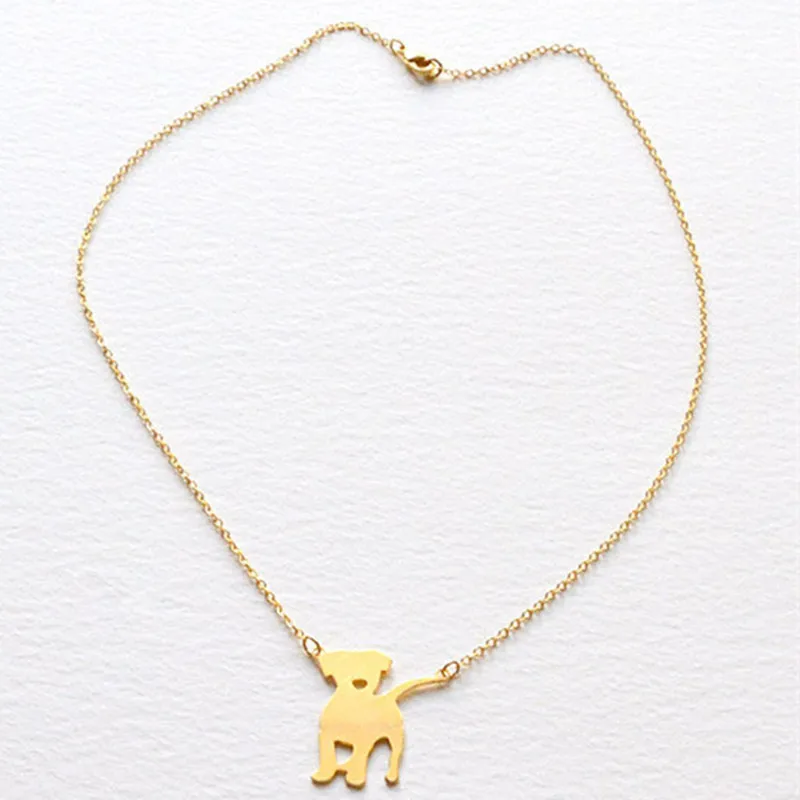 2015 New Cute Little Puppy Dog Pendant Necklace for women | Украшения и аксессуары