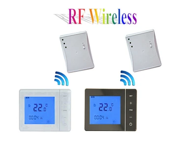

RF Wireless Gas Boiler Thermostat RF Control 5A Wall-hung Boiler Heating Thermostat 5A/250V(BW)