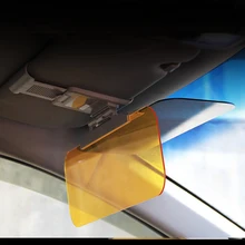 Día y noche Anti-deslumbramiento parasol para coche HD Anti luz del sol deslumbrante gafas de conducción espejo plegable y abatible de rayos UV abajo HD para vista clara Visor