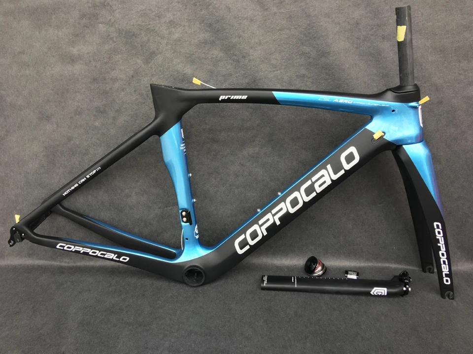 Flash Deal 2019 COPPOCALO Prime Carbon Frame BB386 Carbon Road Bike Frame cadre velo carbone route T1000 UD racing bicycle frameset 0