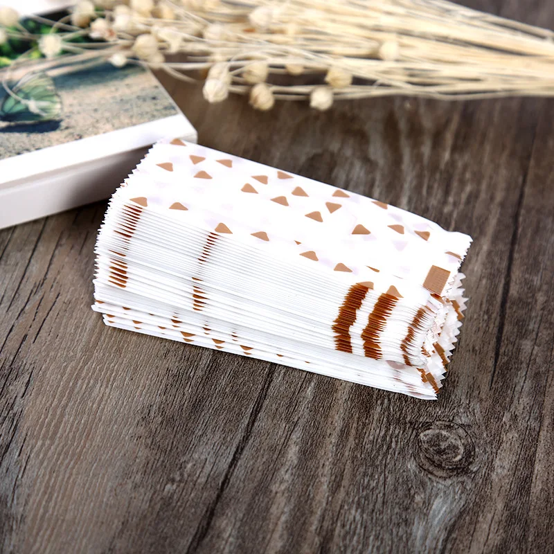 50 шт./лот Nougat упаковочные мешки для печенья упаковка пластиковые пакеты