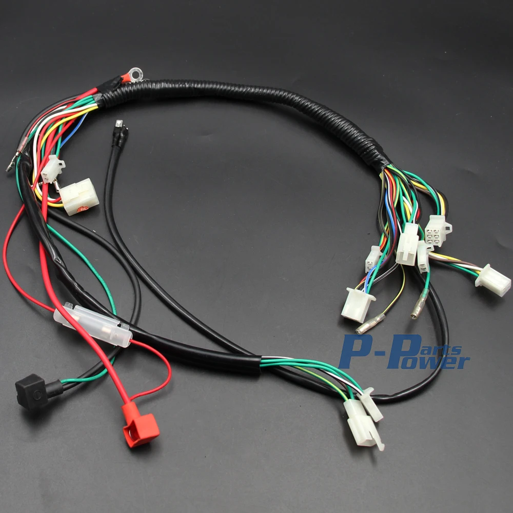 Wiring Harness Loom Solenoid Coil Rectifier CDI Kill Switch 50cc 70cc 90cc 110cc 125cc ATV Quad Bike Buggy Gokart NEW-in Motorbike Ingition from Automobiles ...