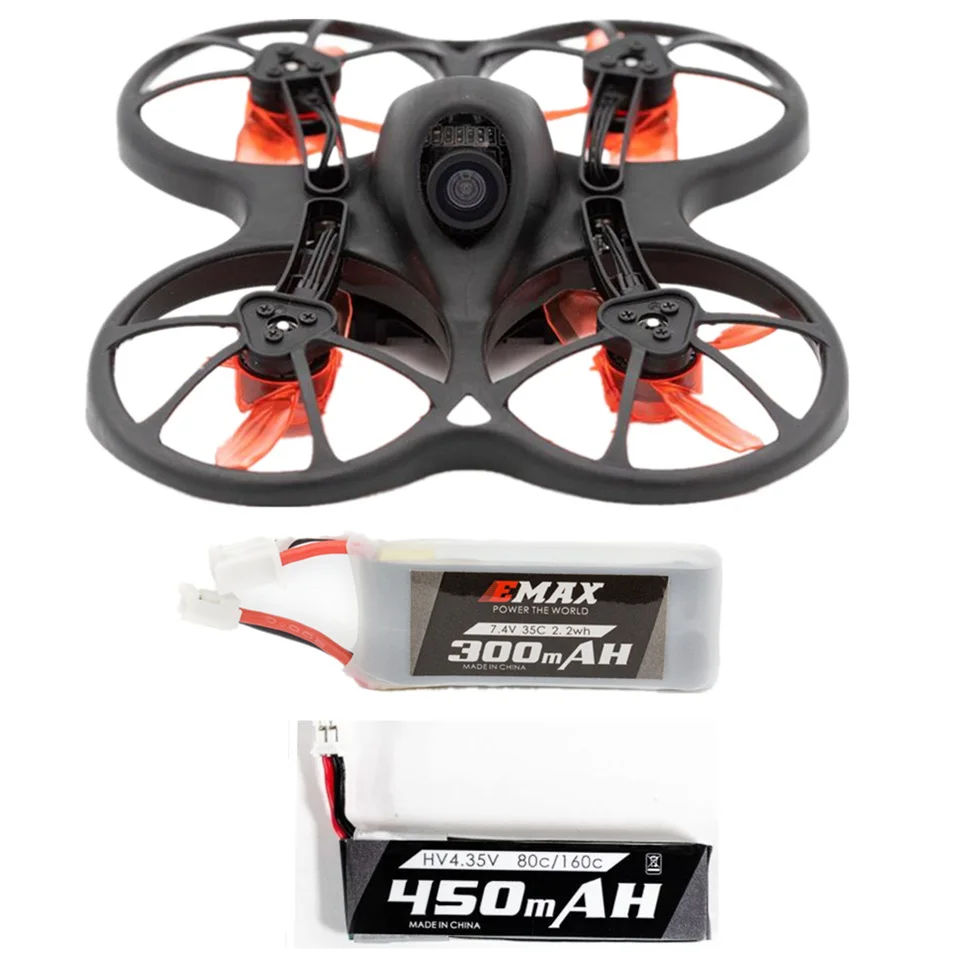 

EMAX Tinyhawk S BNF 75mm TH0802 15500KV Brushless Motor MATEKF411 F4 Flight Controller 5A 4 in 1 ESC 600TVL CMOS Camera Tiny RX