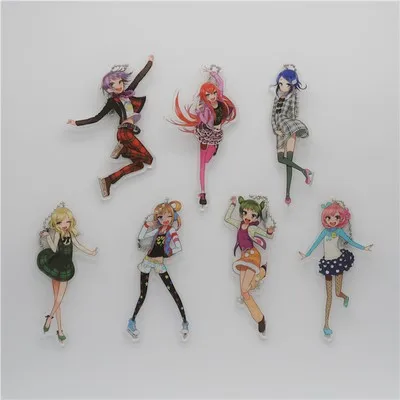 

Pripara/Pretty Paradise Anime keychain Manaka Laala/Minami Mirei/Hojo Sophy/Dorothy West/Rubber strap/mobile phone charms G10003