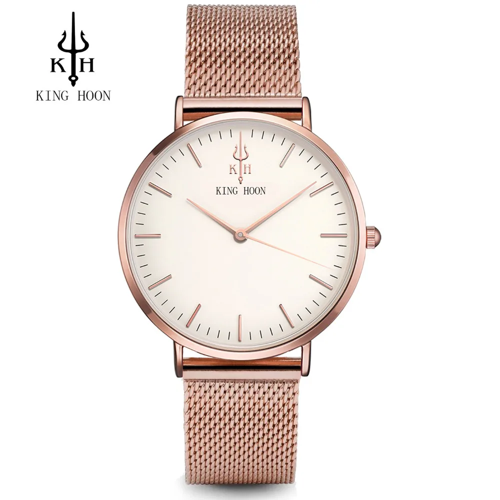 Часы женские наручные бренд моды роскошь кварц часы любовника часы розовое золото платье Повседневная для девочек Женские часы