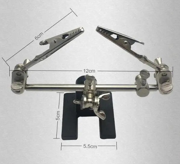 Ювелирный стенд, зажим, сварная арматура, Третий ручной паяльник, зажим для рукоделия, ювелирные изделия, универсальный пинцет - Цвет: C