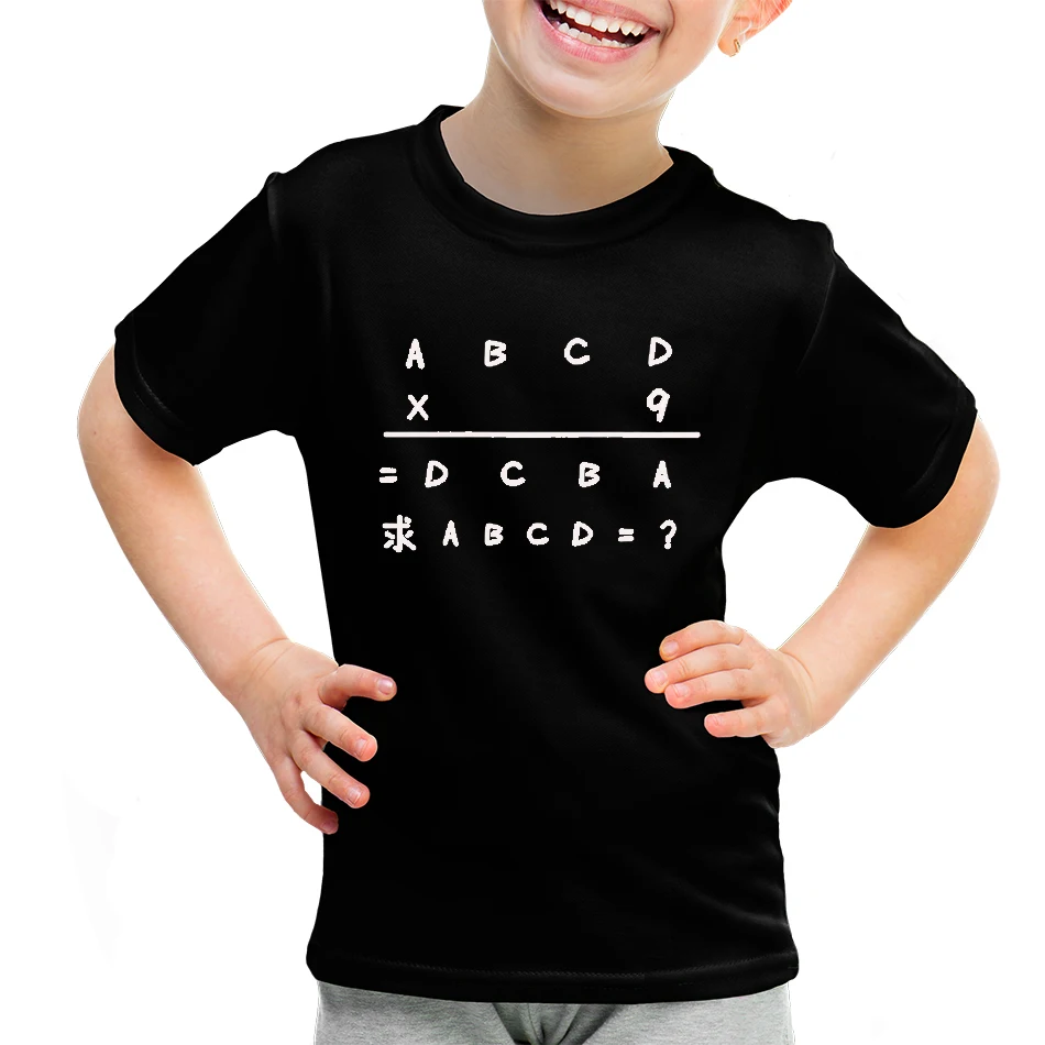 

ZSIIBO Baby Boys/Girls ABCDx9 Letter Family Bows Cute Print Clothes Children Funny T shirt Kids Family Matching Clothes Present