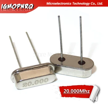 

10PCS 20.000M 20.000Mhz 20 Mhz igMopnrq Quartz Crystal Resonator Passive Oscillator HC 49S New HC-49S