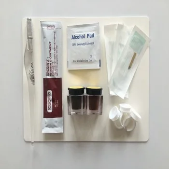 Permanent Makeup 3D Micropigment Eyebrow Tattoo Kit Brow Embroidery Practice Ink