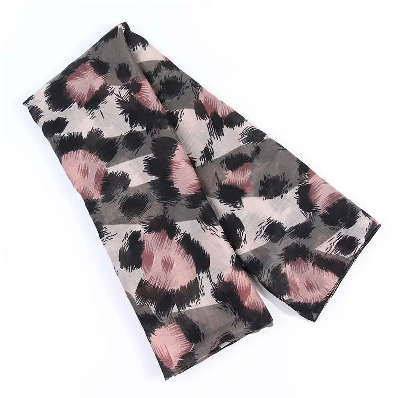 Women Ladies Leopard Print Scarf Wrap Shawls Headband Soft Shawl Long palatine women's scarves handkerchief hijab scarf 40MA0412
