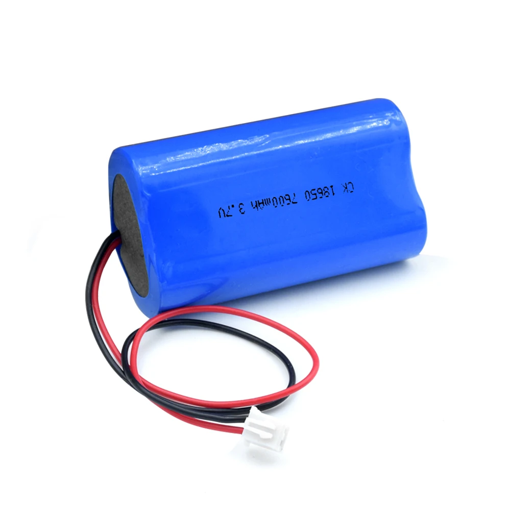 YCDC 7600mAh 18650 3,7 V литий-ионные литиевые батареи DIY Аккумуляторный громкоговоритель аккумуляторные батареи для фонарика фонарь XH 2,5 штекер