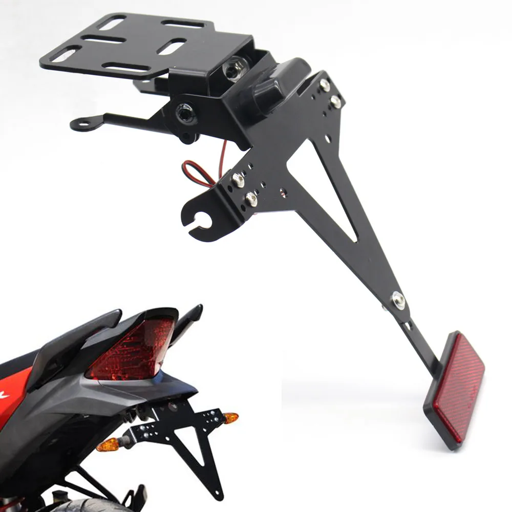 

For KTM Duke LC4 640 920 Tail Fender Eliminator Registration License Plate Holder Bracket LED Light