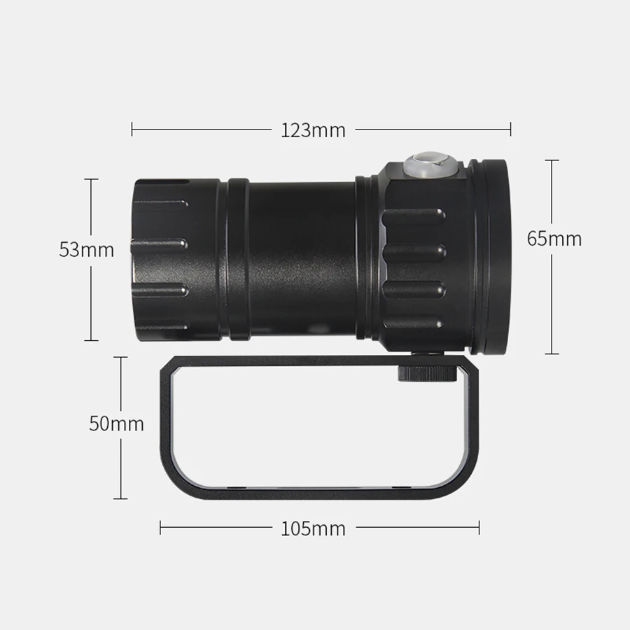  LED Photo Diving Flashlight Underwater 80M waterproof Lanterna LED XHP70/XHP90 Photography Video Ta - 32858936419