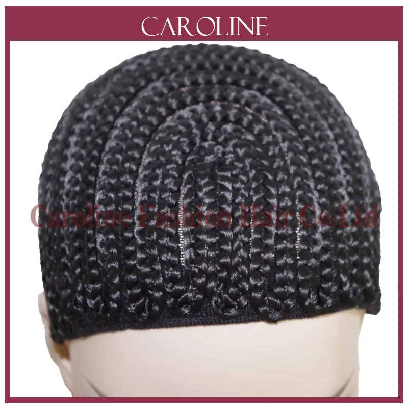 Cornrow Wig Caps For Making Wigs With Adjustable Strap Braided Cap For Weave Wig Rosa Hair Products Women Hairnets Easycap 6039