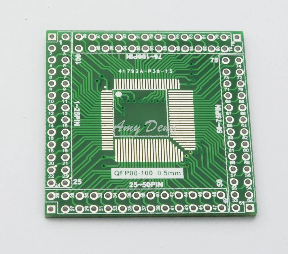 20 шт./лот QFP/EQFP/TQFP/LQFP100/80 SMT очередь DIP Процессор пустая тарелка переходная пластина 0.5 мм