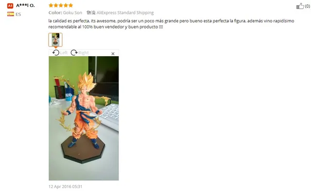 Dragon Ball Z Goku Fighters Action Figure Toy