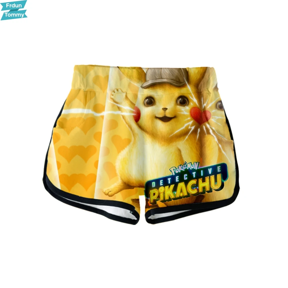 2019 Pokemon Sword and Shield 3D Printed Shorts for Women Fashion Streetwear Shorts Hot Sale Casual harajuku Wear for Summer