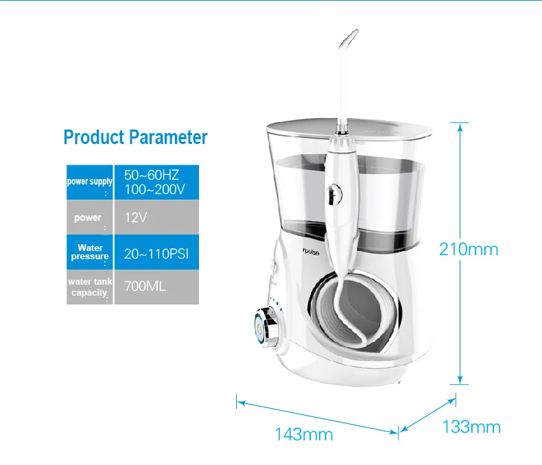 Водный Пульс V660 водный Флоссер Электрический ирригатор для полости рта стоматологический спа Чистка рта