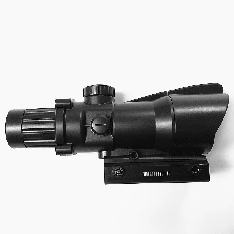 

Tactical 4x Plastic Scope Telescope Mini Dot Sight For Rifle Hunting Shooting CS Game