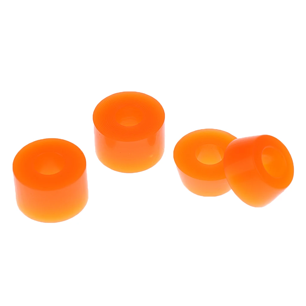 2 Pairs Replacement Bushings 90A Longboard Skateboard Truck Kit for 2 Trucks