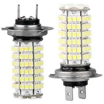 

TOYL 2 Car H7 3528 SMD 120 LED White Fog Head Light Bulbs Lamp