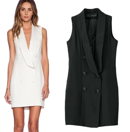 White dress outfit with vest pattern small crossed