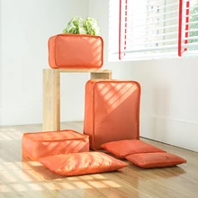 18 6 шт./компл. Женская багажная дорожная сумка высокого качества двойная молния Водонепроницаемый Полиэстер Органайзер упаковочная сумка пакеты для кубиков оптом