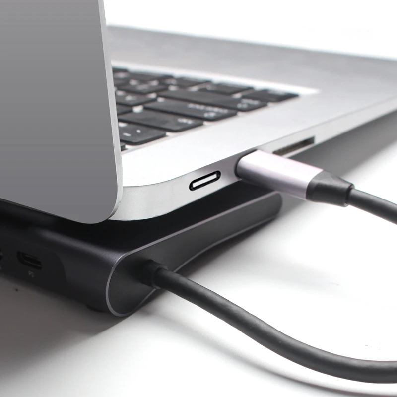 Многофункциональный usb-концентратор 11 в 1, алюминиевый адаптер type C с 3 портами Usb 3,0, аудиопорт 3,5 мм, порты Sd/Mmc/Tf Micro-Sd, Gigab