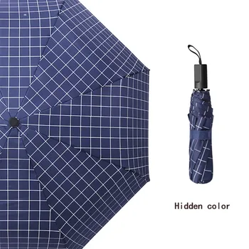 

Anti UV30 Double Layer UV Protect Umbrella Windproof Rain Three-folding Umbrella Sunny and Rainy Umbrella Parasol Paraguas