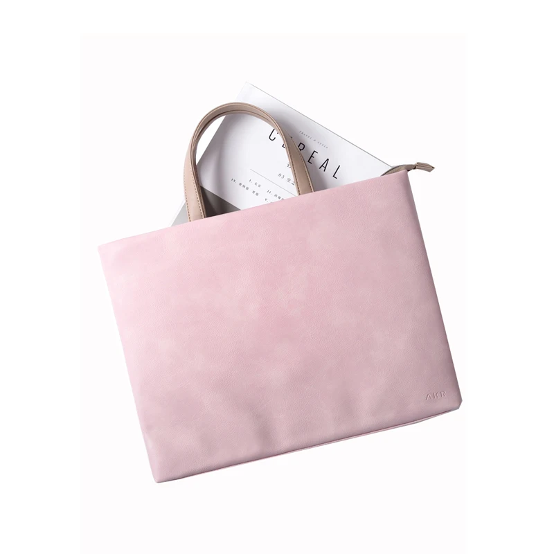 Notebook bag 14 15 6 inch Waterproof Handbag Women Briefcase Notebook Totes for font b Apple