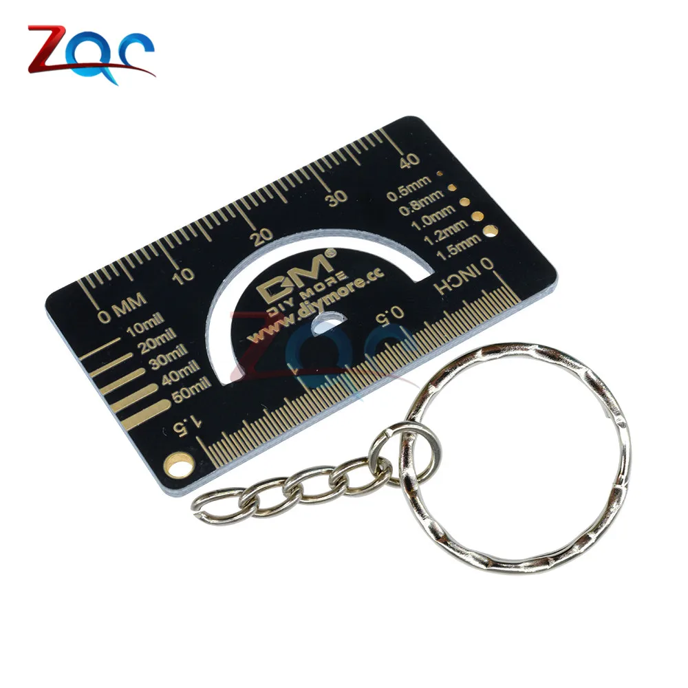 Многофункциональная линейка PCB 4 см измерительный инструмент резистор