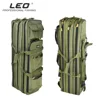LEO 80cm/100cm 3 Layer Fishing Rod Reel Carrier Bag Outdoor Fishing Bag Backpack Fishing Pole Tackle Storage Bag Case Waterproof ► Photo 2/6