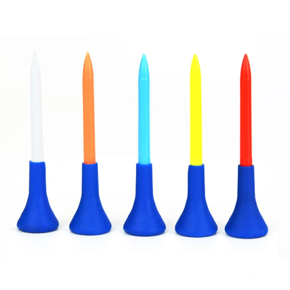 

5PCS 83/70/42mm Professional Multi Color Plastic Golf Tees Step up Plastic Golf Horn Tee Evolution Tees Golf Tool Accessory