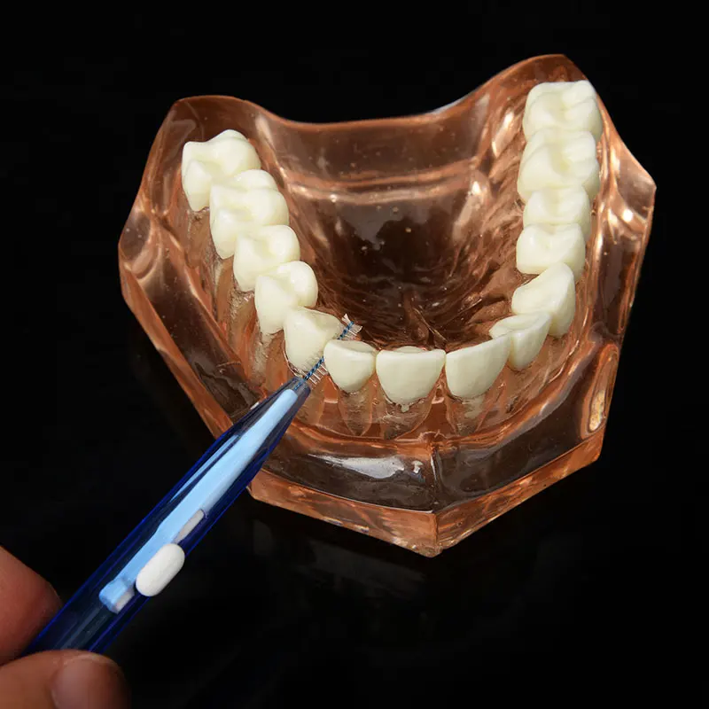 8 шт. зубная нить массаж десен уход за полостью рта мягкая межзубная щетка межзубные щетки 0,7 мм зубная щетка зубочистки языка