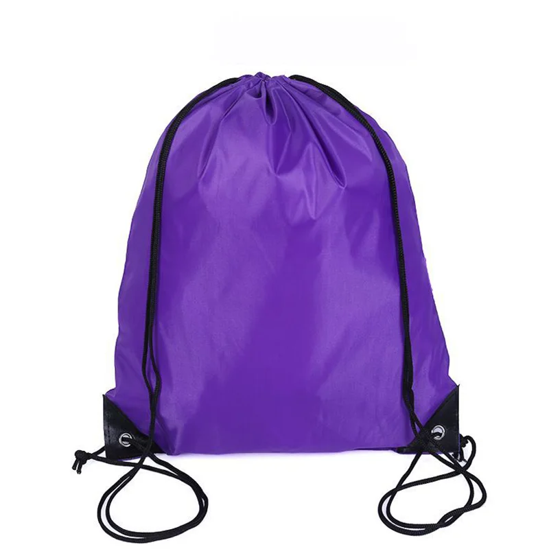 Портативная Мужская и женская спортивная сумка нейлоновая сумка на шнурке рюкзак для верховой езды обувь сумка Одежда Йога Бег Фитнес - Цвет: Violet