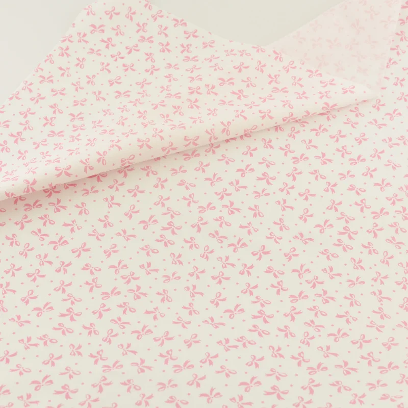 Pink Bowtie Cotton Fabric Bedding Decoration Quilting Sewing Cloth Craft Bowknot Teramila Fabrics Tissue Home Textile Patchwork | Дом и сад