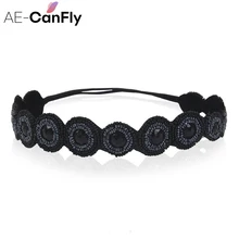 AE-CAFNFLY модные, ручной работы, стразы бусины на головной повязке головная повязка для женщин 1H2001