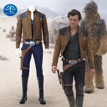 MANLUYUNXIAO New 2018 Movie Solo: A Star Wars Story Cosplay Costume Men Han Sole Cosplay Costume For Adult Full Set Custom Made tekken steve fox cosplay costume adult costume full set custom made
