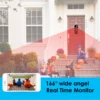 1080P Smart WIFI Doorbell Intercom Video Ring Door Bell With Camera IR Entry Door Alert Wireless Security Chime Door Cam Alarm ► Photo 2/6