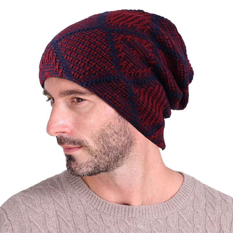 Skullies шапочки для мужчин Рождественский подарок на Новый год зимний бренд теплая вязаный крючком шапка для женщин мужчин зимний продукт Skullies шапочки для мужчин Рождественский подарок на Новый год зимний бренд теплая вязаный крючком шапка для женщин мужчин зимний продукт