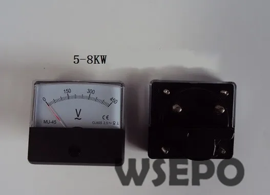 

Chongqing Quality! Square Shape 3 Phase 450V Voltage Meter fits 5KW~8KW Generators