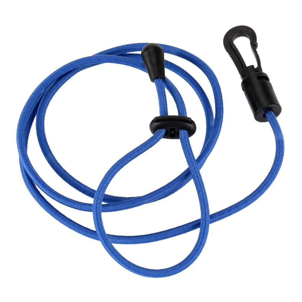 1pc 4mm Thick Elastic Kayak Canoe Safety Rod Leash Fishing Rod Lanyard