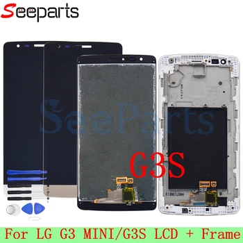 

4.5" For LG G3S G3 MINI LCD Display Touch Screen Digitizer Assembly With Frame 1280*720 For LG G3 S LCD Pantalla Replacement