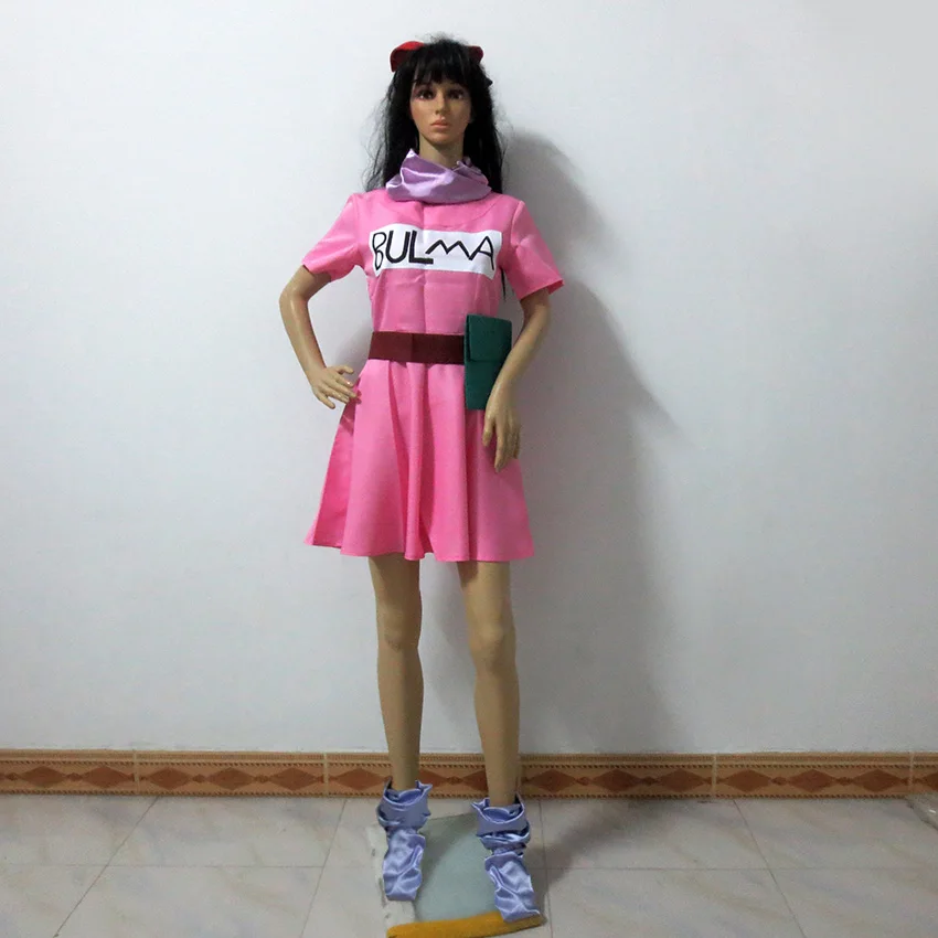 

Dragon Ball Z Buruma Cosplay Bulma Halloween Uniform Outfit Cosplay Costume Customize Any Size
