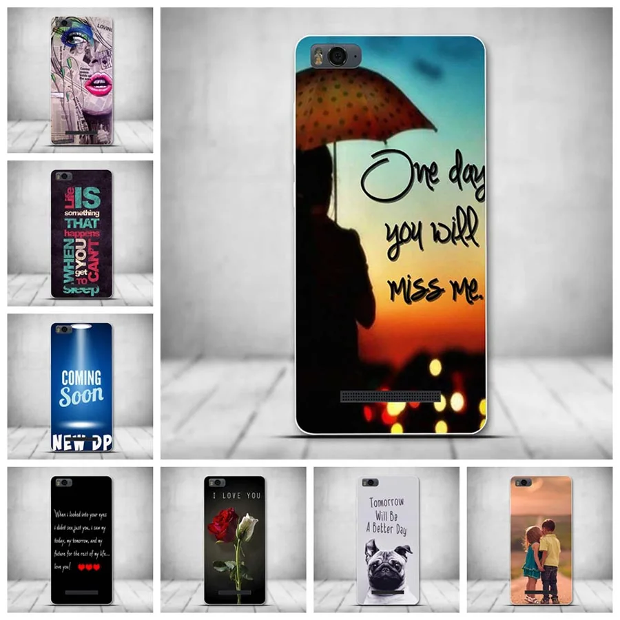 Чехол из ТПУ Для Xiaomi Mi4c Mi 4c мягкий силиконовый чехол для телефона 4i Mi4i задняя