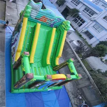 high quality commercial inflatable bouncer trampoline inflatable slide