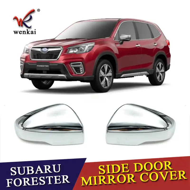 Хромированное боковое зеркало заднего вида для Subaru Forester SK 2018 2019 автомобильные