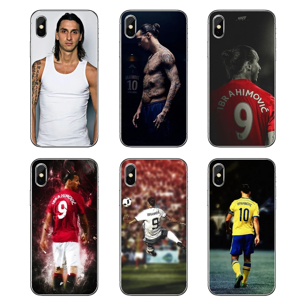 

For Huawei Honor 8 8C 8X 9 10 7A 7C Mate 10 20 Lite Pro P Smart Plus Transparent Soft Covers Zlatan Ibrahimovic FC Football star