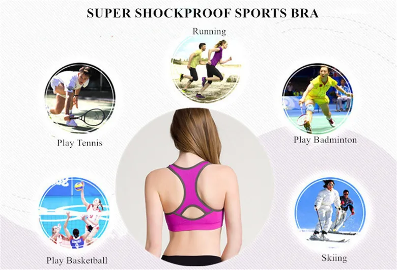 UMLIFE Women Crop Top Yoga Bra Fitness Short Running Women Sports Bra Push Up Sexy Strench Tank Top Sport Top Colete Feminino (2)